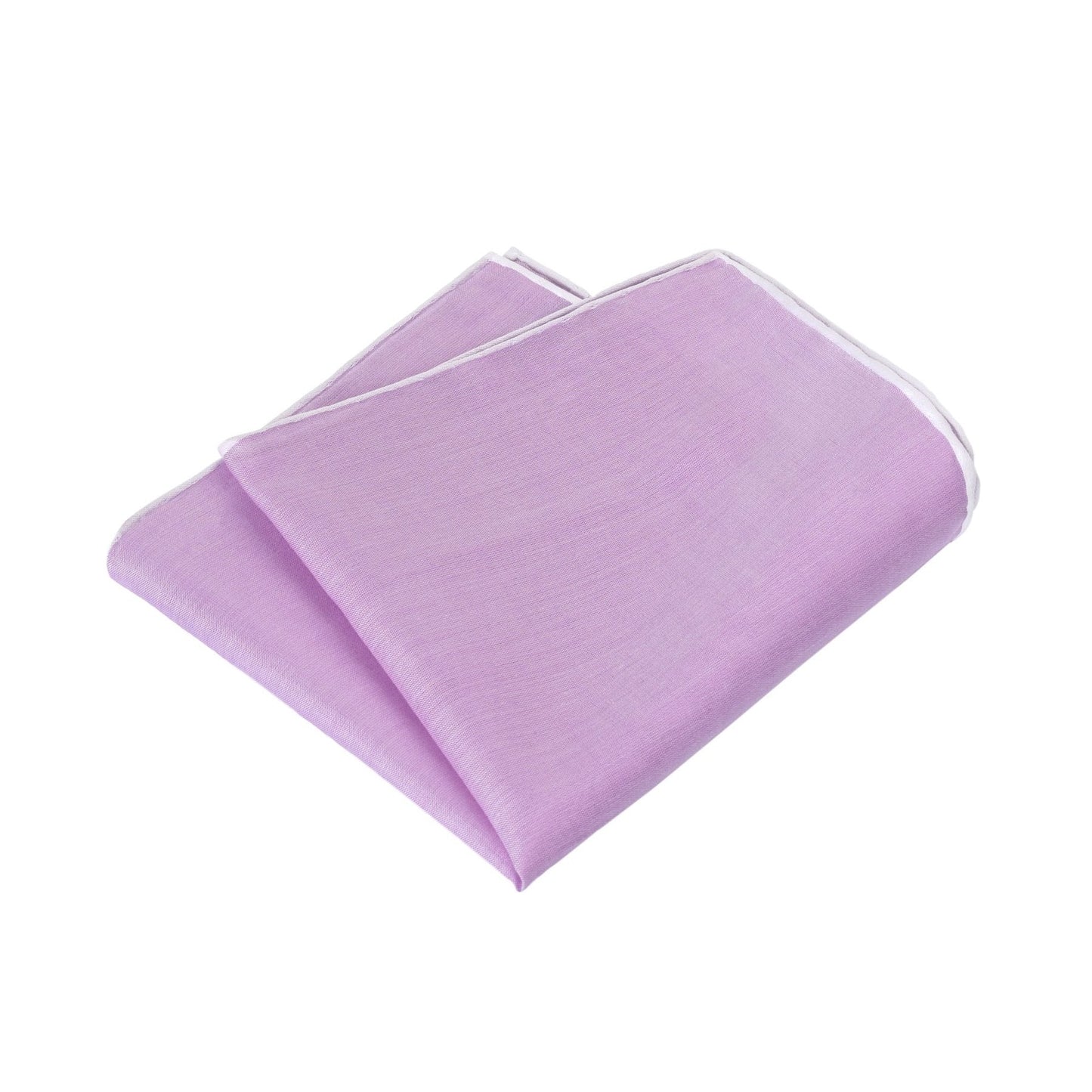 Simonnot Godard Cotton Pocket Square in Lilac - SARTALE