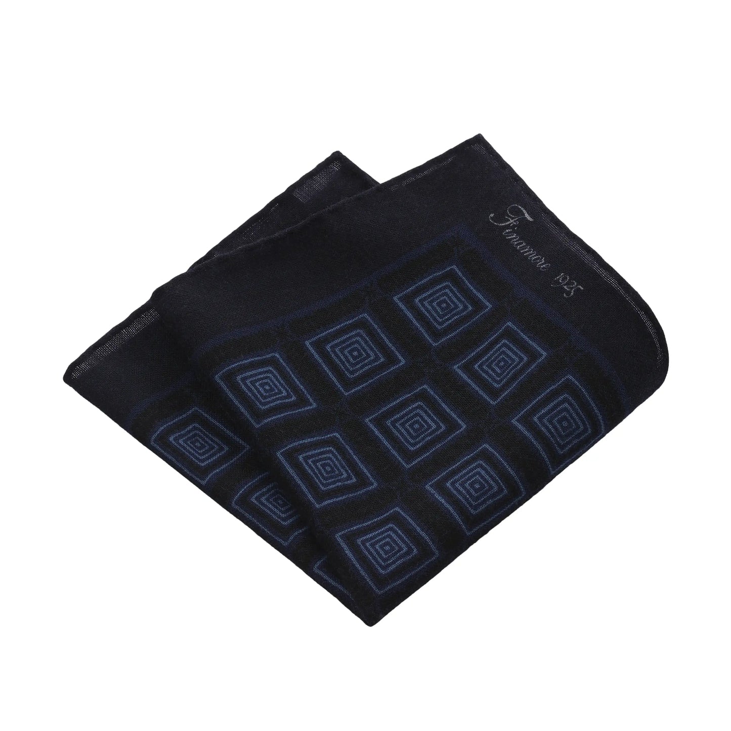 Printed Wool and Silk-Blend Pocket Square