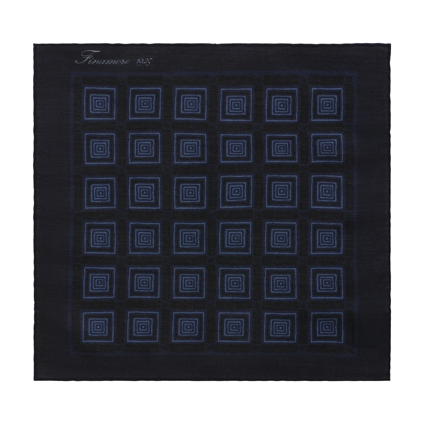 Printed Wool and Silk-Blend Pocket Square