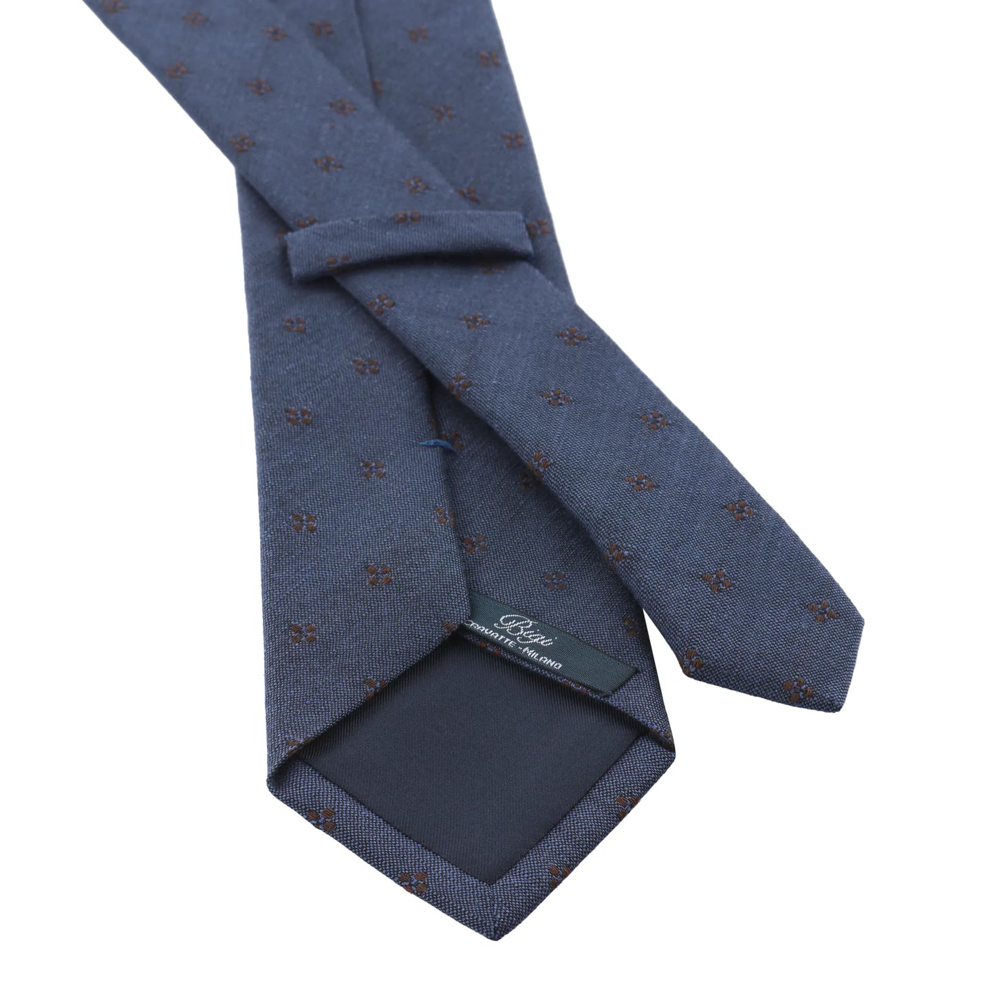 Jacquard Linen and Silk-Blend Tie with Design
