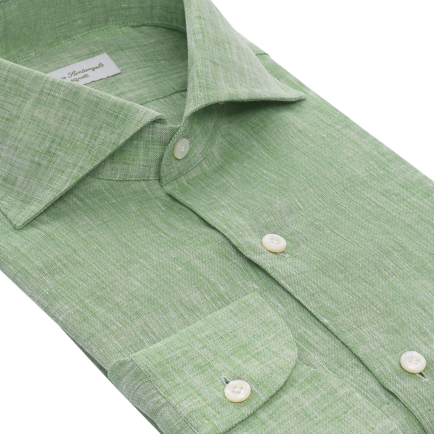 Maria Santangelo Tailored-Fit Linen Shirt - SARTALE