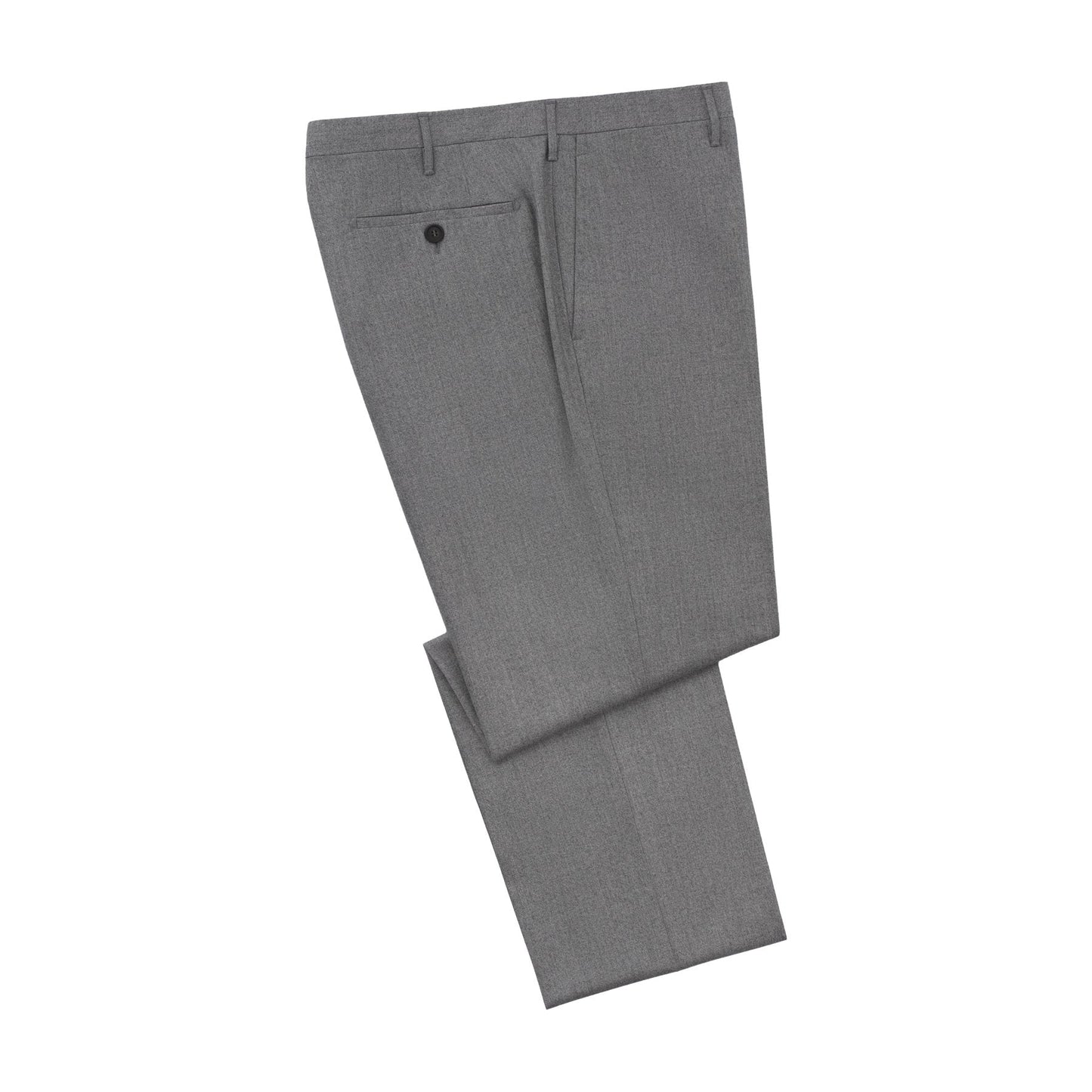 Rota Regular-Fit Virgin Wool Trousers in Grey - SARTALE