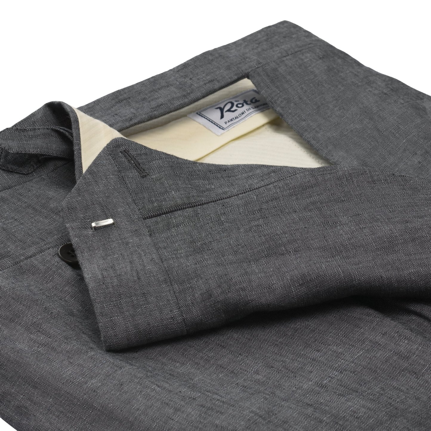 Rota Regular-Fit Pleated Linen Trousers with Buckle Waist Adjusters - SARTALE