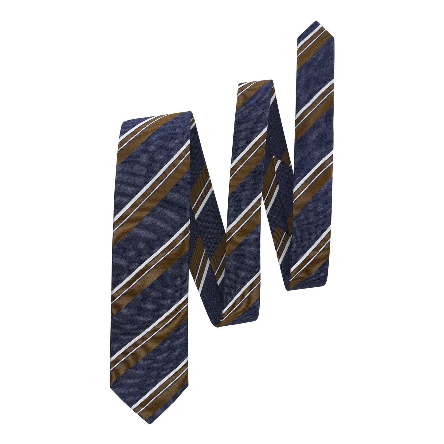 Regimental Jacquard Silk Tie in Multicolor