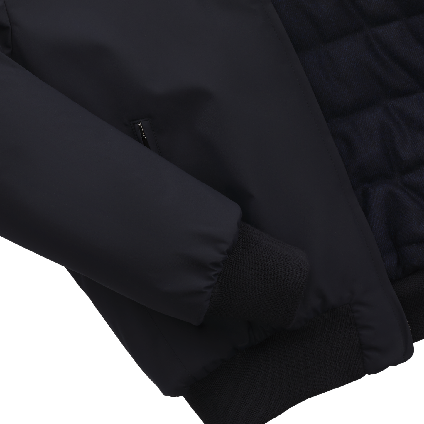Alfredo Rifugio Down Bomber Jacket with Fur Collar - SARTALE