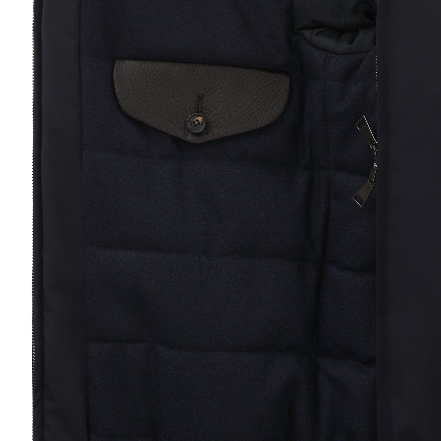 Alfredo Rifugio Down Bomber Jacket with Fur Collar - SARTALE
