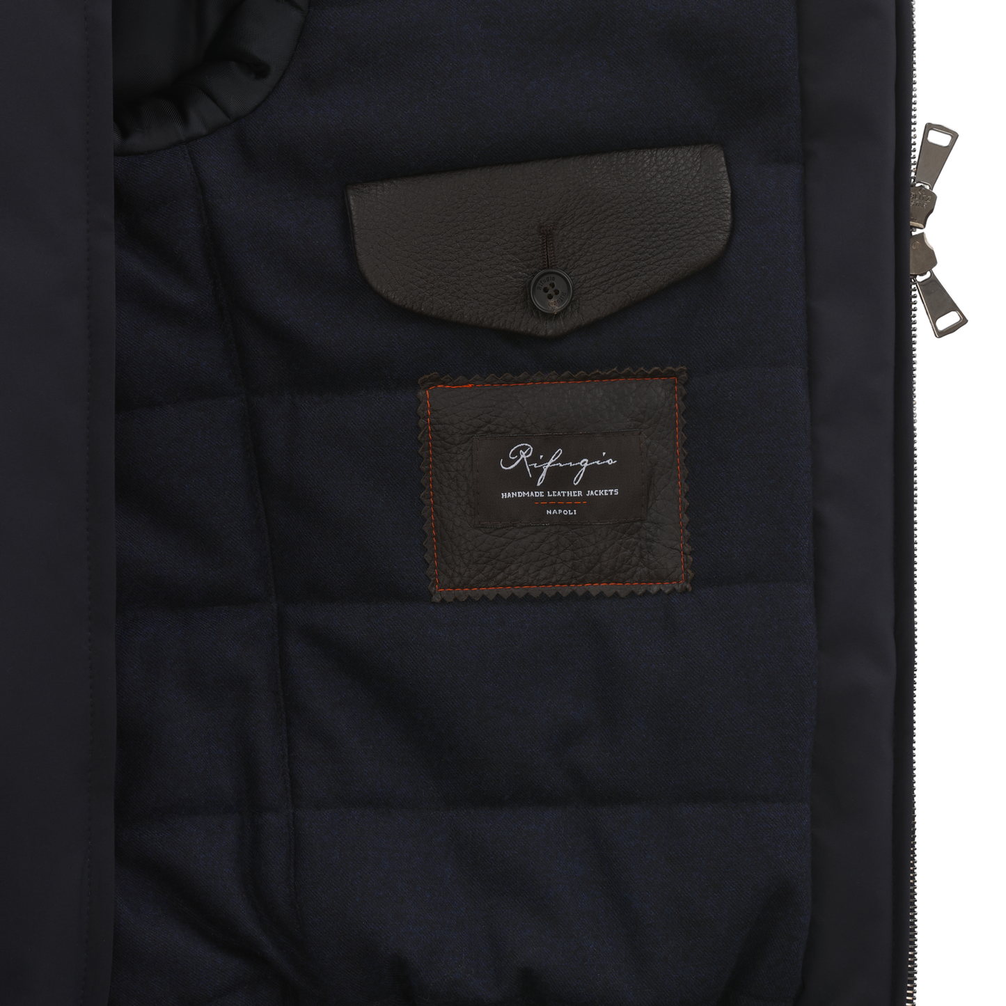 Alfredo Rifugio Down Bomber Jacket with Fur Collar - SARTALE