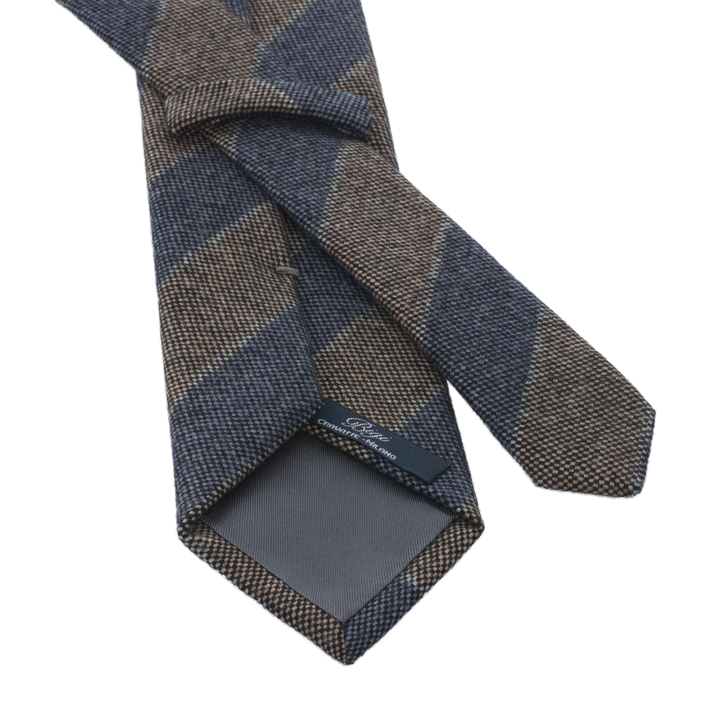 Regimental Woven Wool Tie in Multicolor