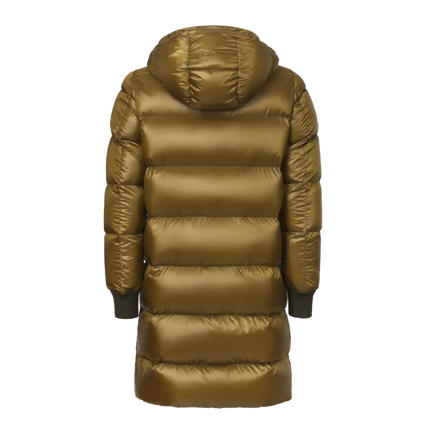 Double Hooded Parka in Green and Yellow