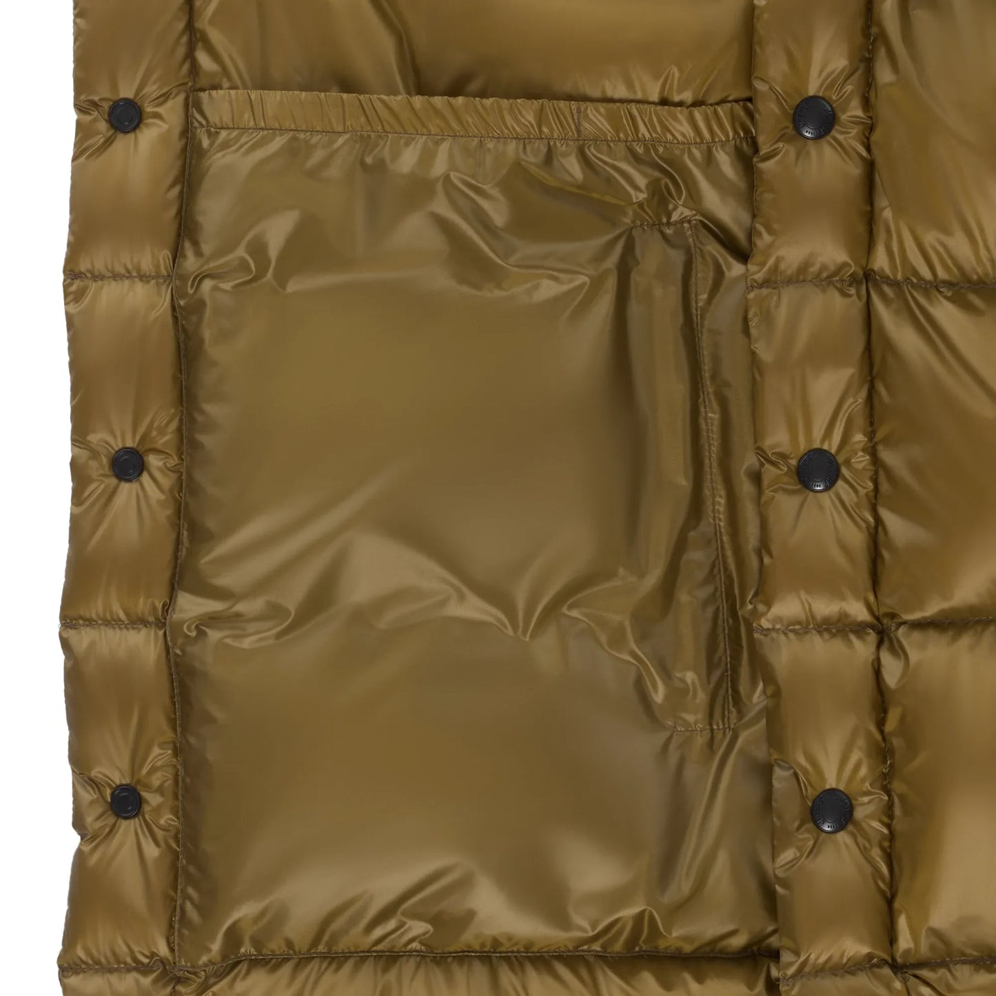Double Hooded Parka in Green and Yellow