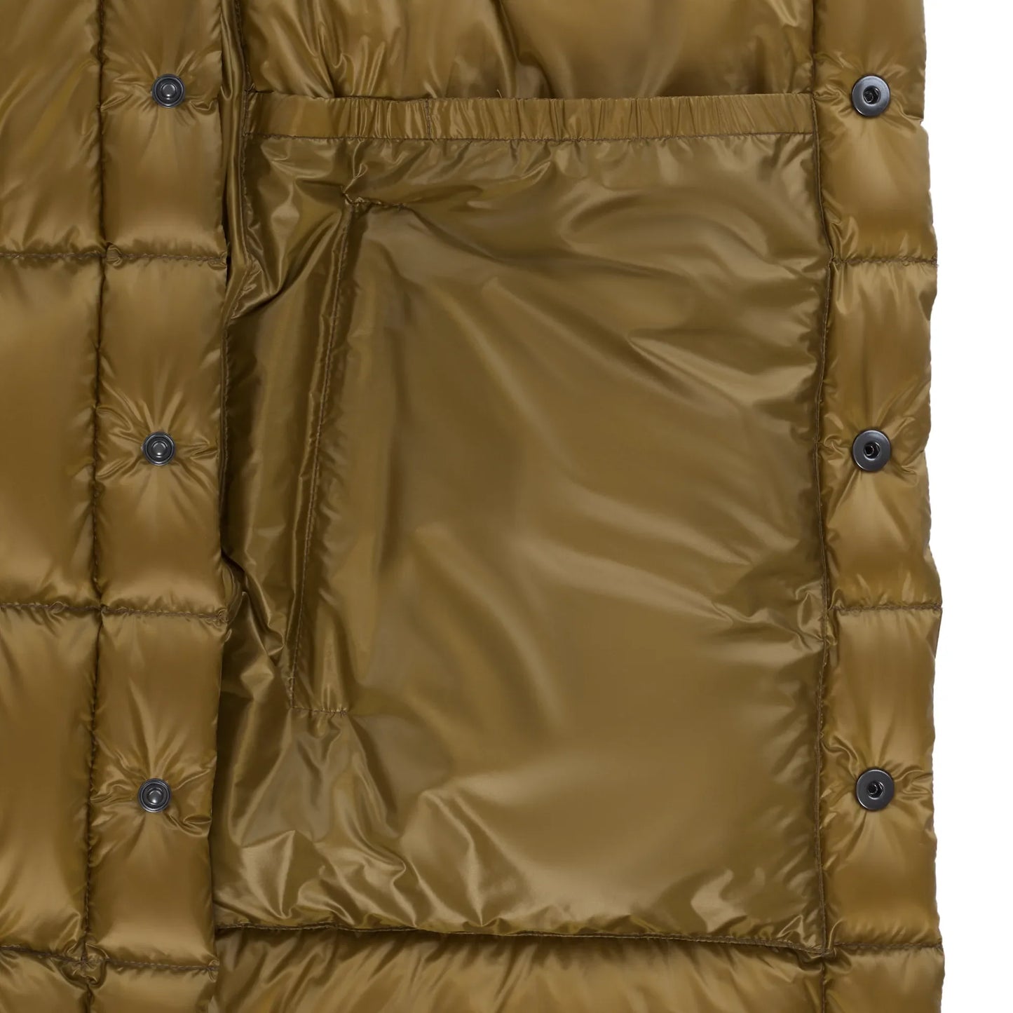 Double Hooded Parka in Green and Yellow