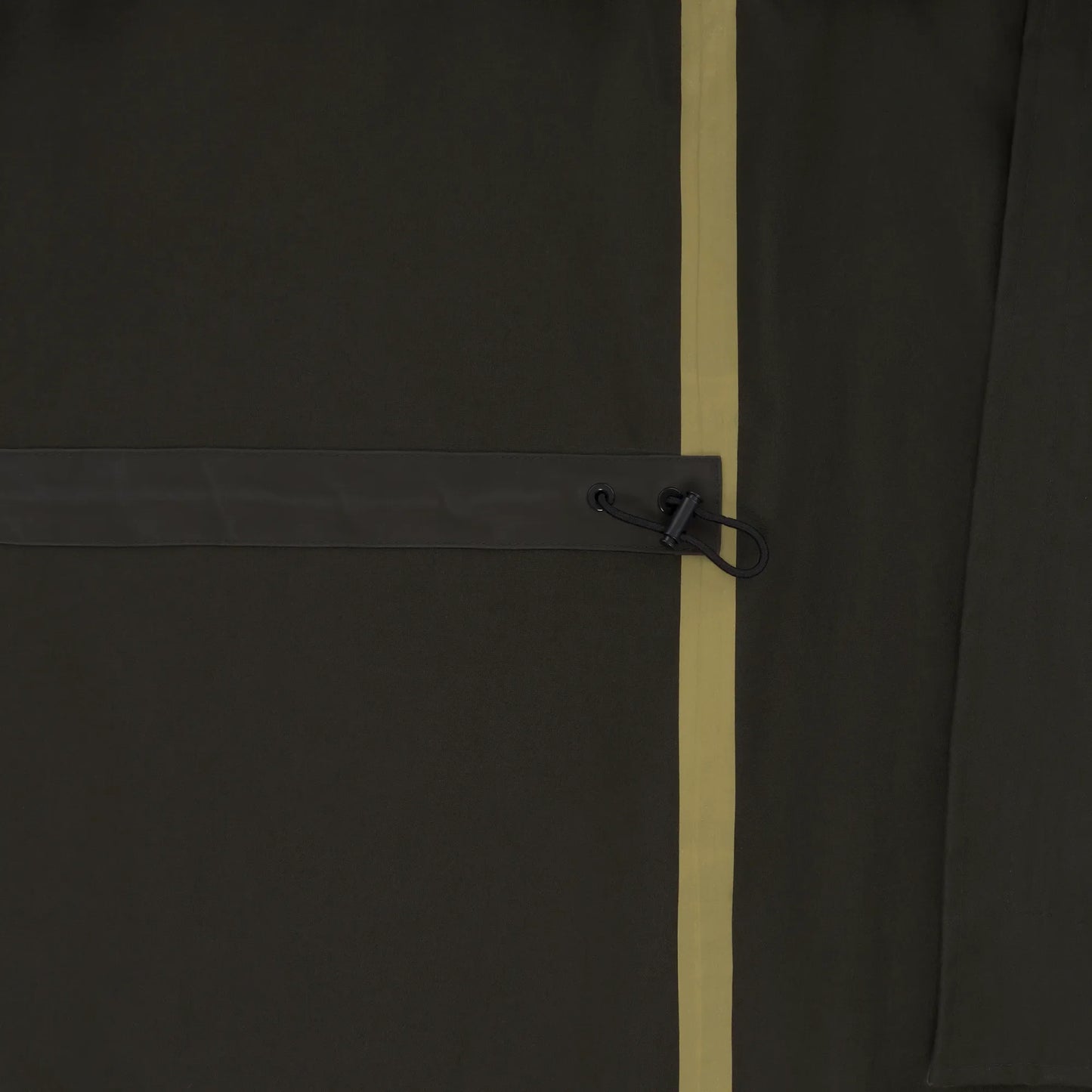Double Hooded Parka in Green and Yellow