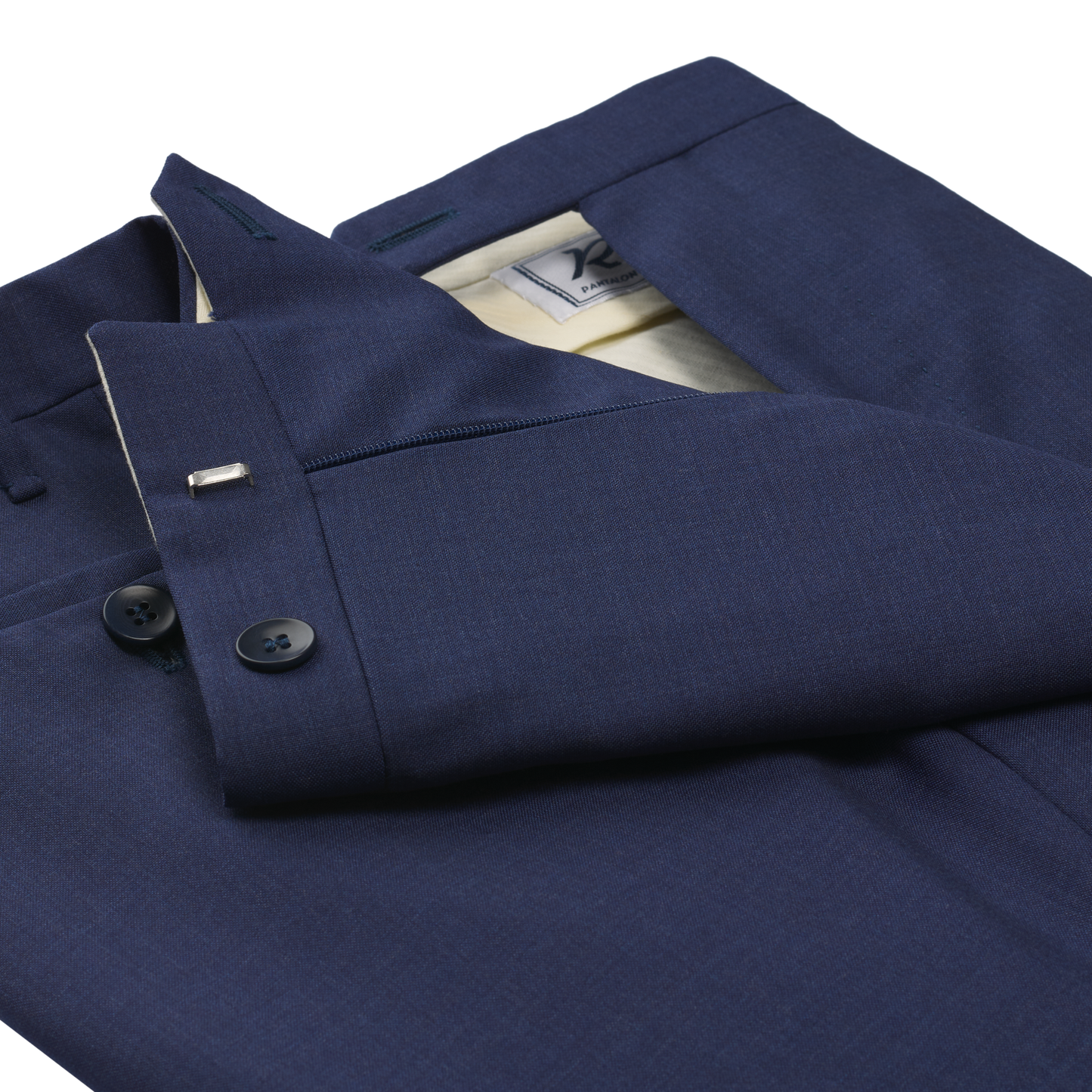 Rota Classic Virgin Wool Trousers in Blue - SARTALE
