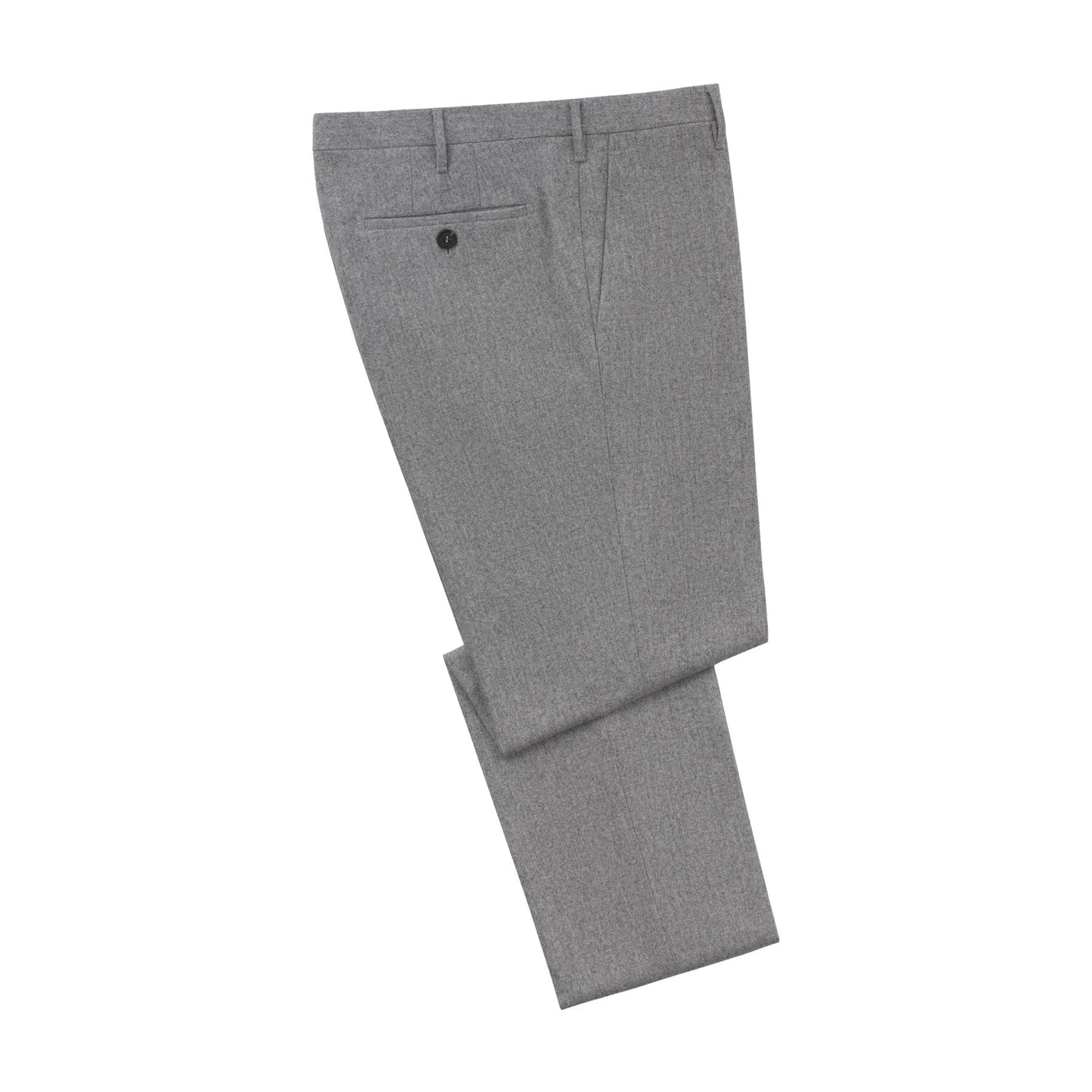 Rota Regular-Fit Virgin Wool Trousers in Light Grey - SARTALE