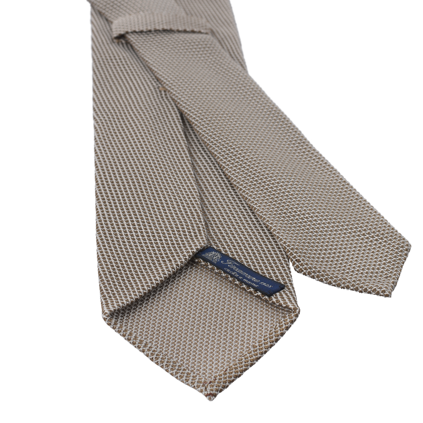 Grenadine Silk Light Brown Tie