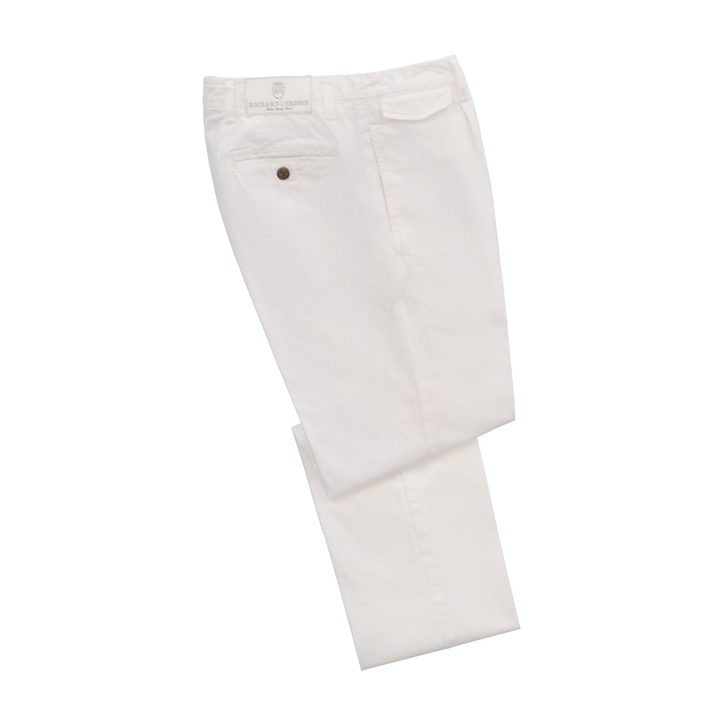 Regular-Fit Stretch-Cotton Trousers