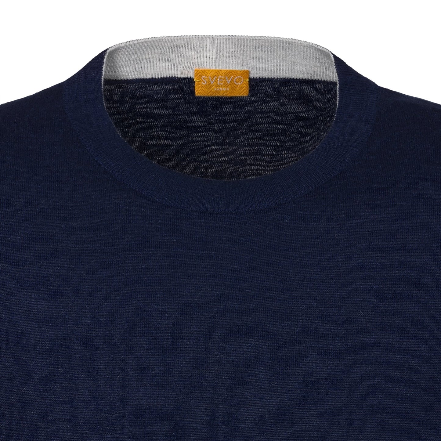 Svevo Silk and Linen-Blend Dark Blue Sweater - SARTALE