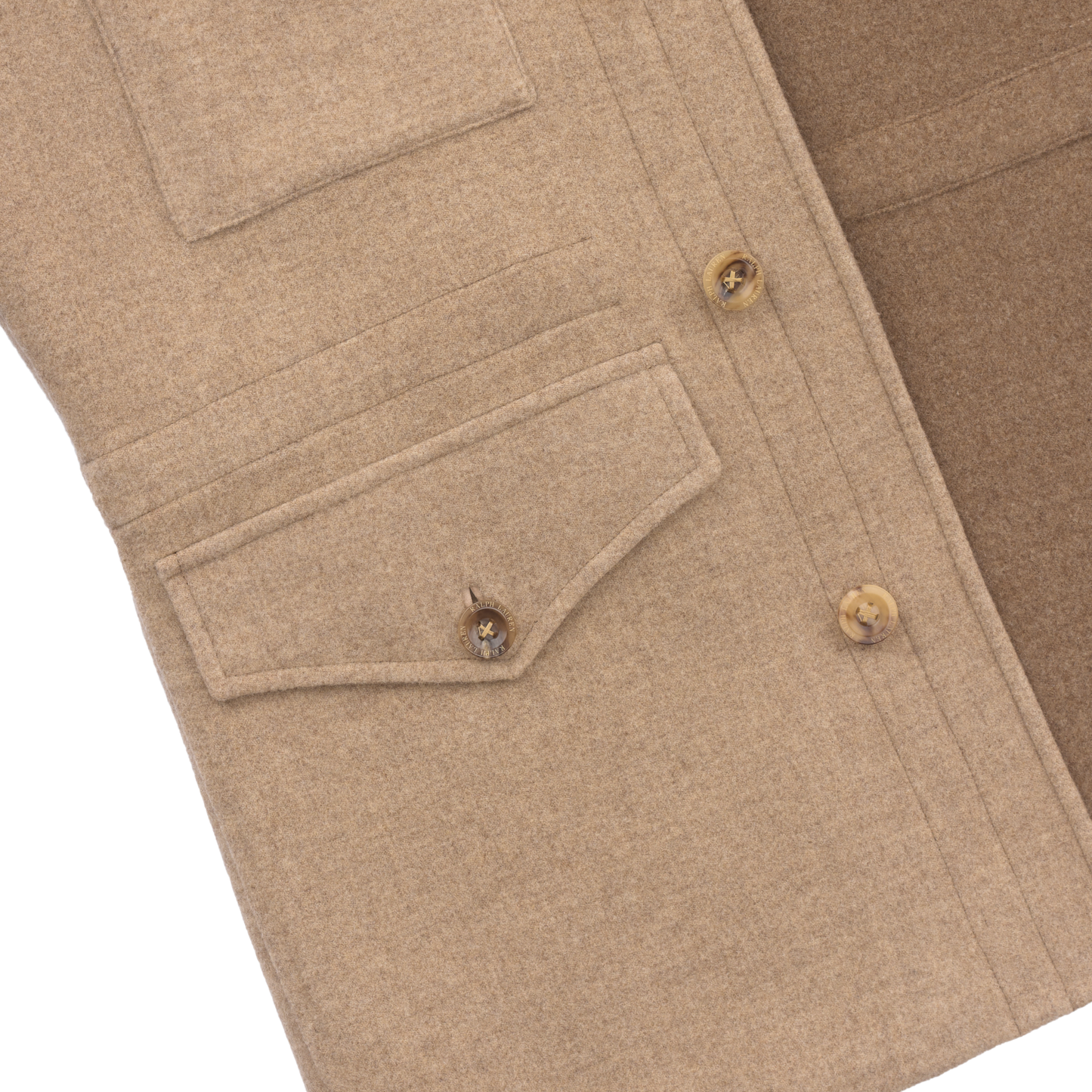 Wool Lamb Suede Jacket in Truffle