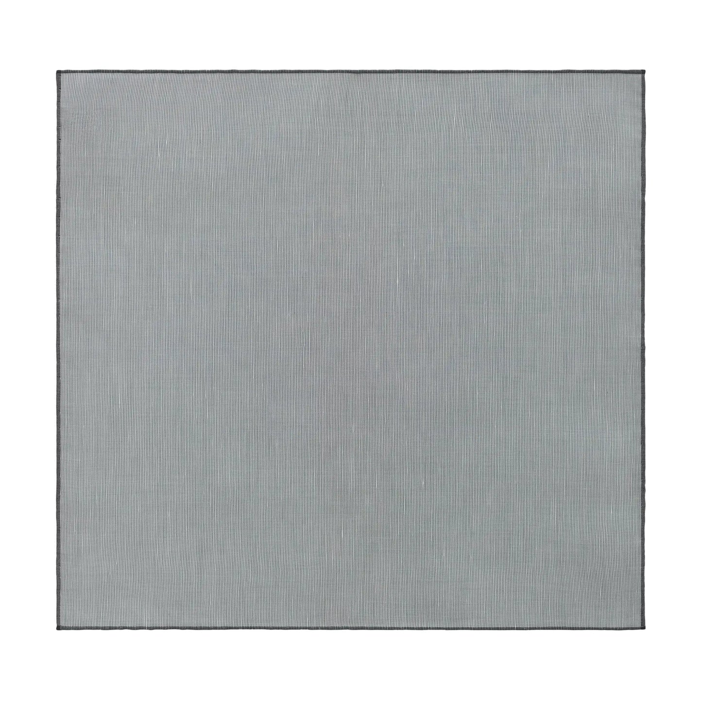 Cotton and Linen-Blend Pocket Square in Green