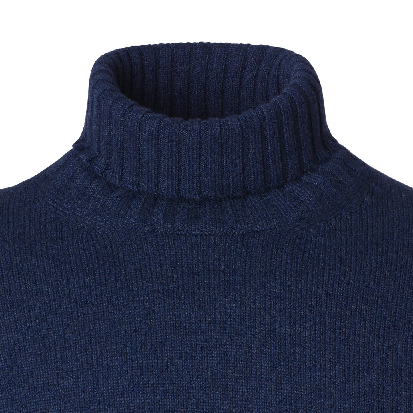 Piacenza Cashmere Turtleneck Cashmere Sweater in Blue - SARTALE