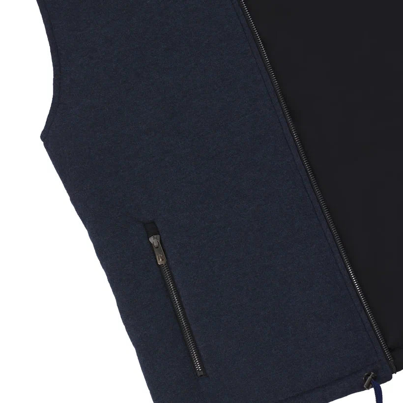 Cotton and Cashmere-Blend Hooded Vest