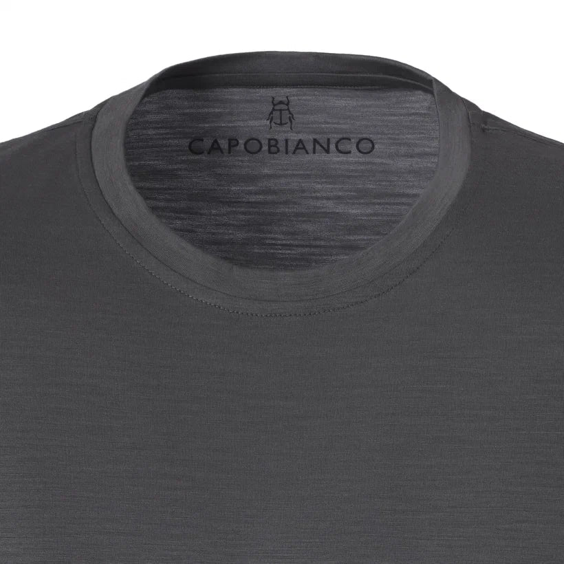 Virgin Wool Crew-Neck T-Shirt