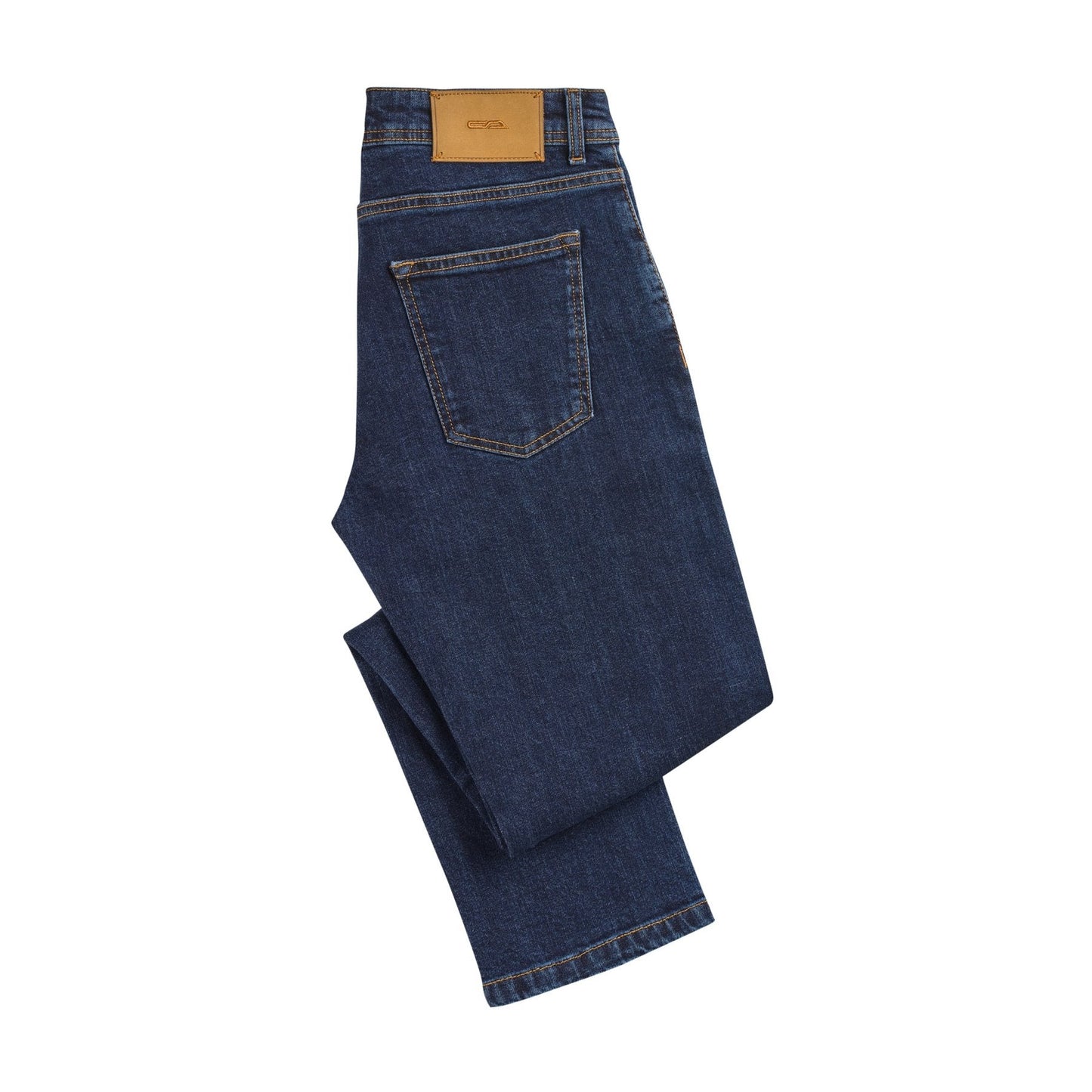 Cesare Attolini Regular-Fit Stretch-Cotton Denim Blue Jeans - SARTALE