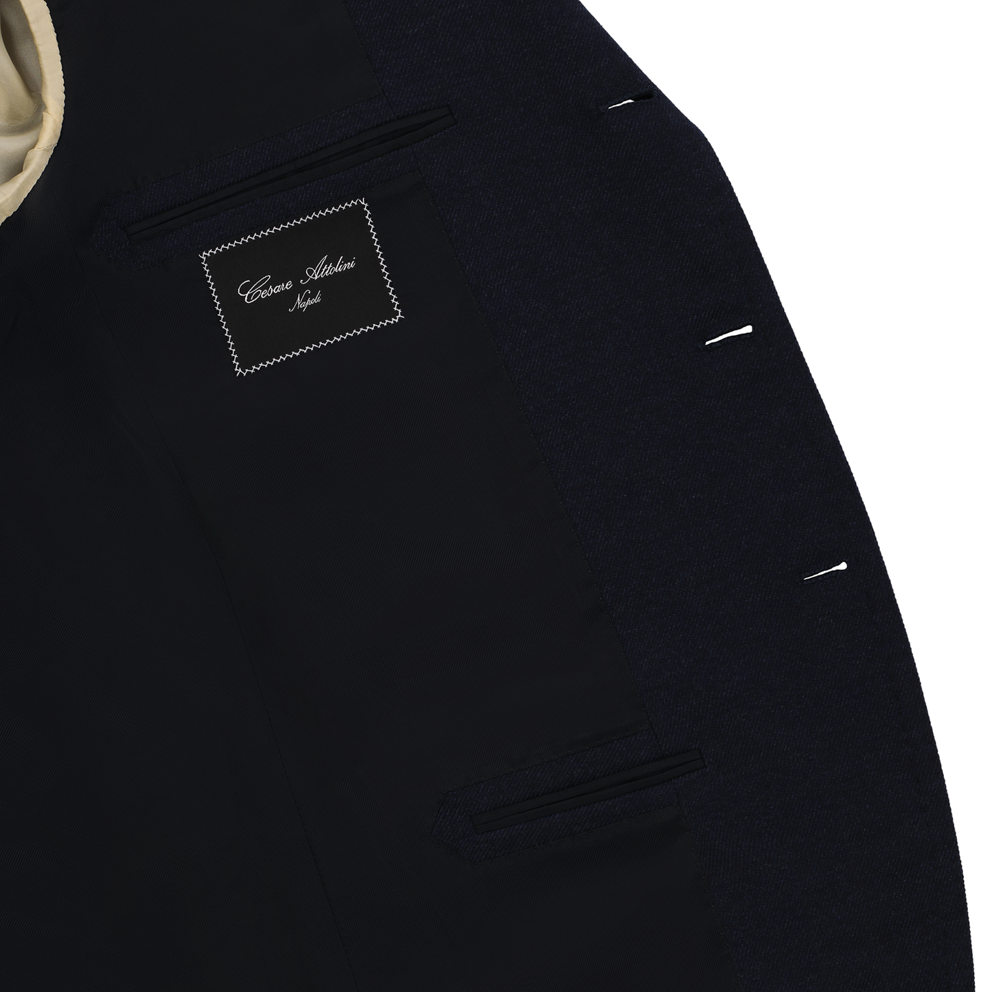 Cesare Attolini Single-Breasted Wool and Cashmere-Blend Jacket in Dark Blue - SARTALE