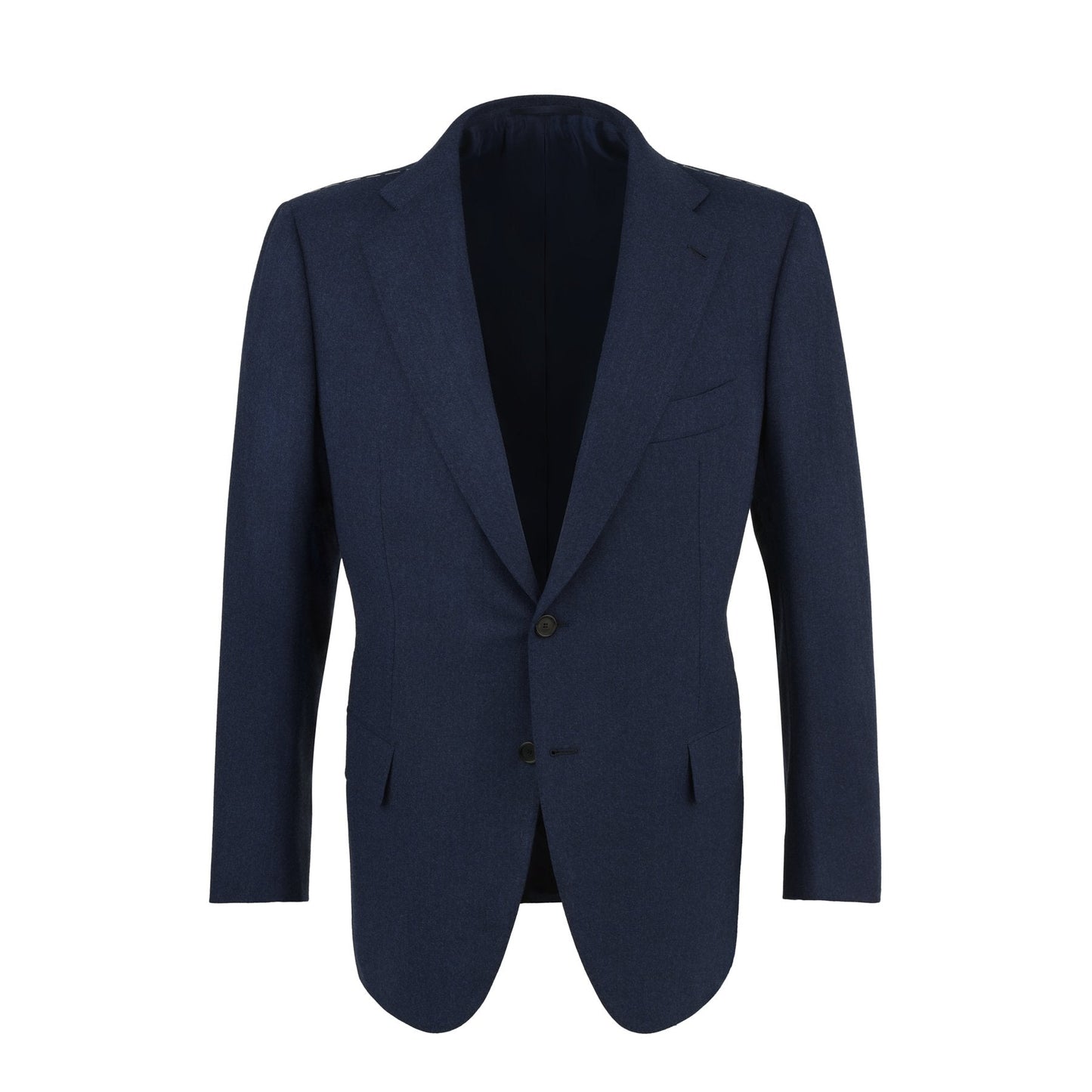 Cesare Attolini Single-Breasted Wool Suit in Blue - SARTALE