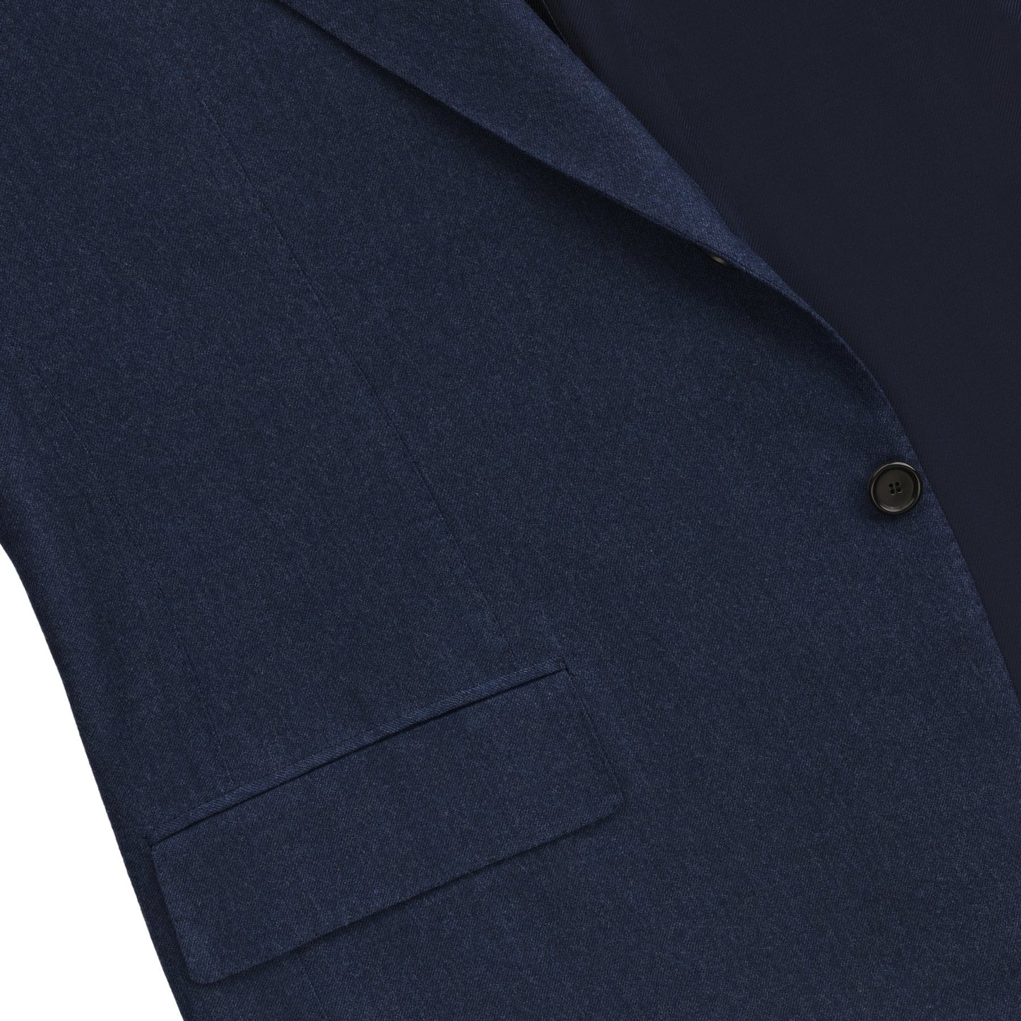 Cesare Attolini Single-Breasted Wool Suit in Blue - SARTALE