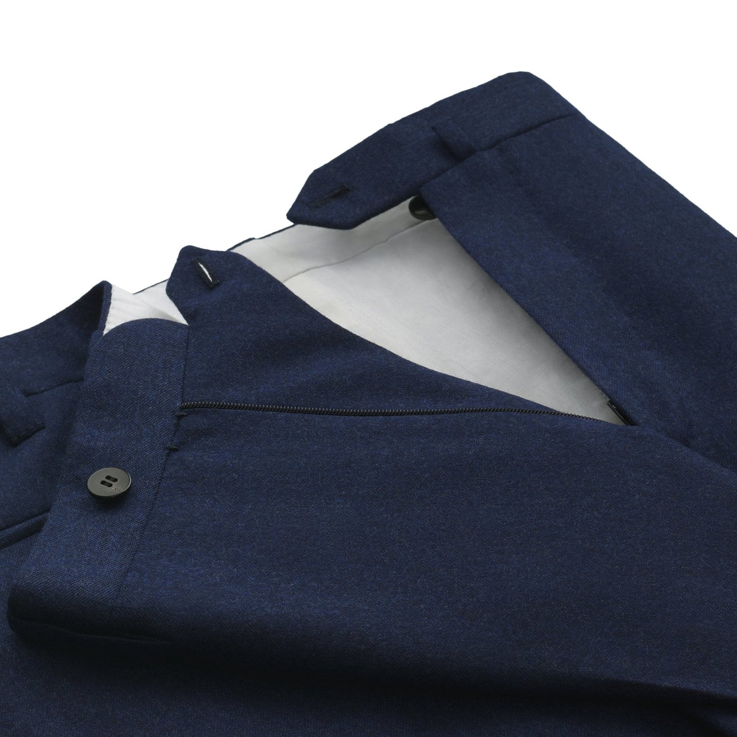 Cesare Attolini Single-Breasted Wool Suit in Blue - SARTALE