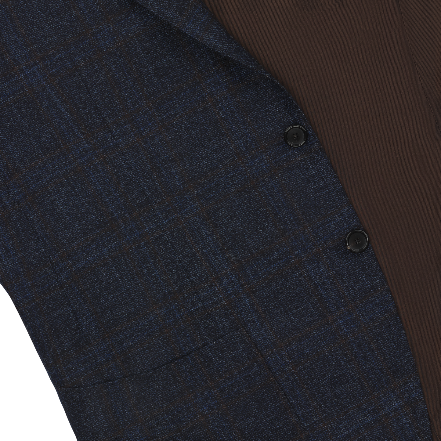 Cesare Attolini Single-Breasted Checked Wool, Silk and Cashmere-Blend Jacket in Dark Blue - SARTALE