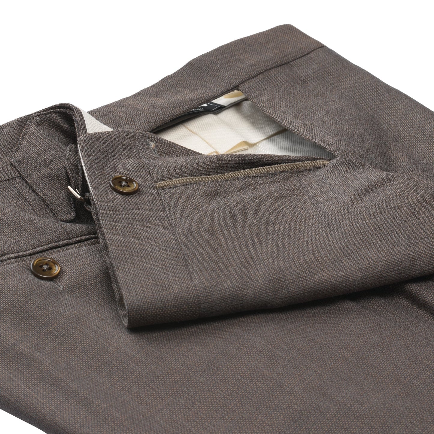 Marco Pescarolo Slim-Fit Virgin Wool Trousers with Buckle Waist Adjusters - SARTALE