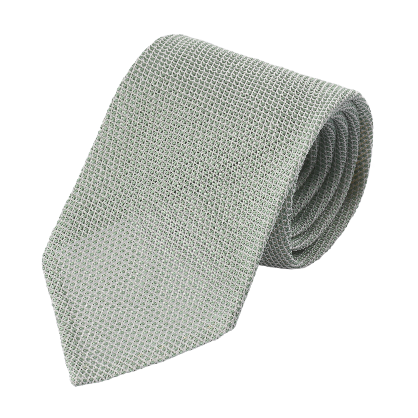 Grenadine Silk Light Green Tie