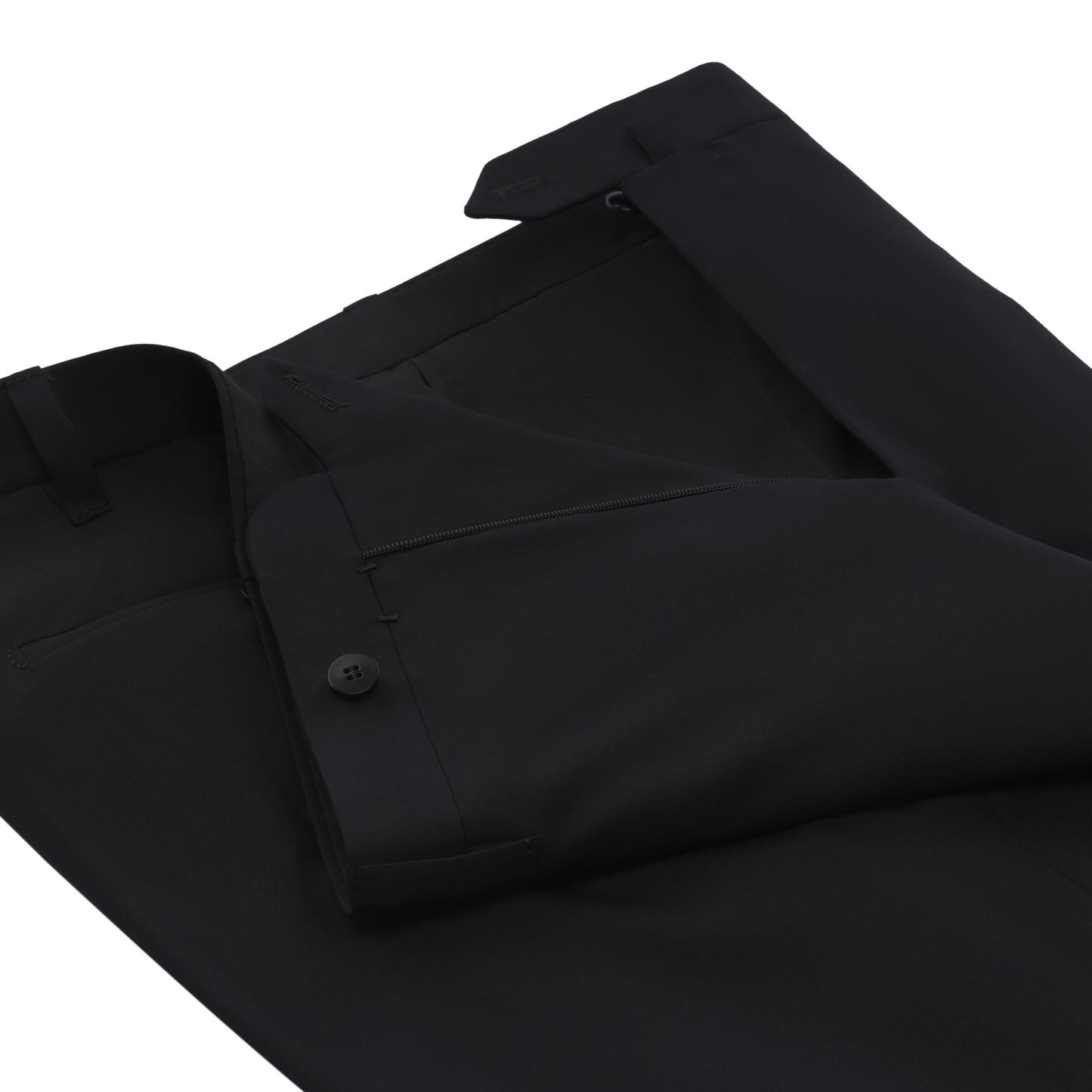 Cesare Attolini Single-Breasted Wool Suit in Dark Blue - SARTALE