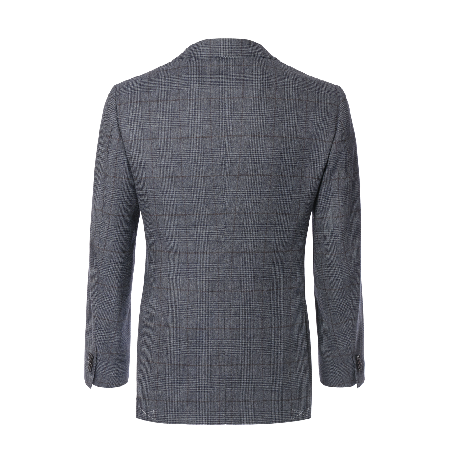 Cesare Attolini Single-Breasted Glencheck Wool and Cashmere-Blend Suit in Blue - SARTALE