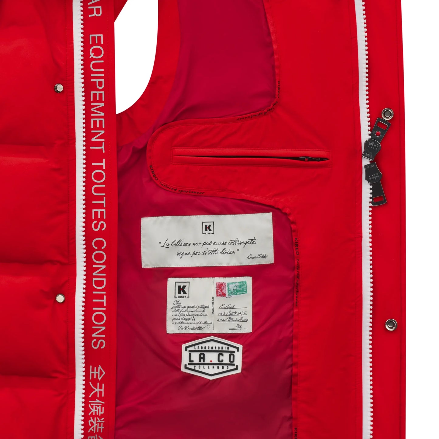 Quilted Shell Hooded Down Vest