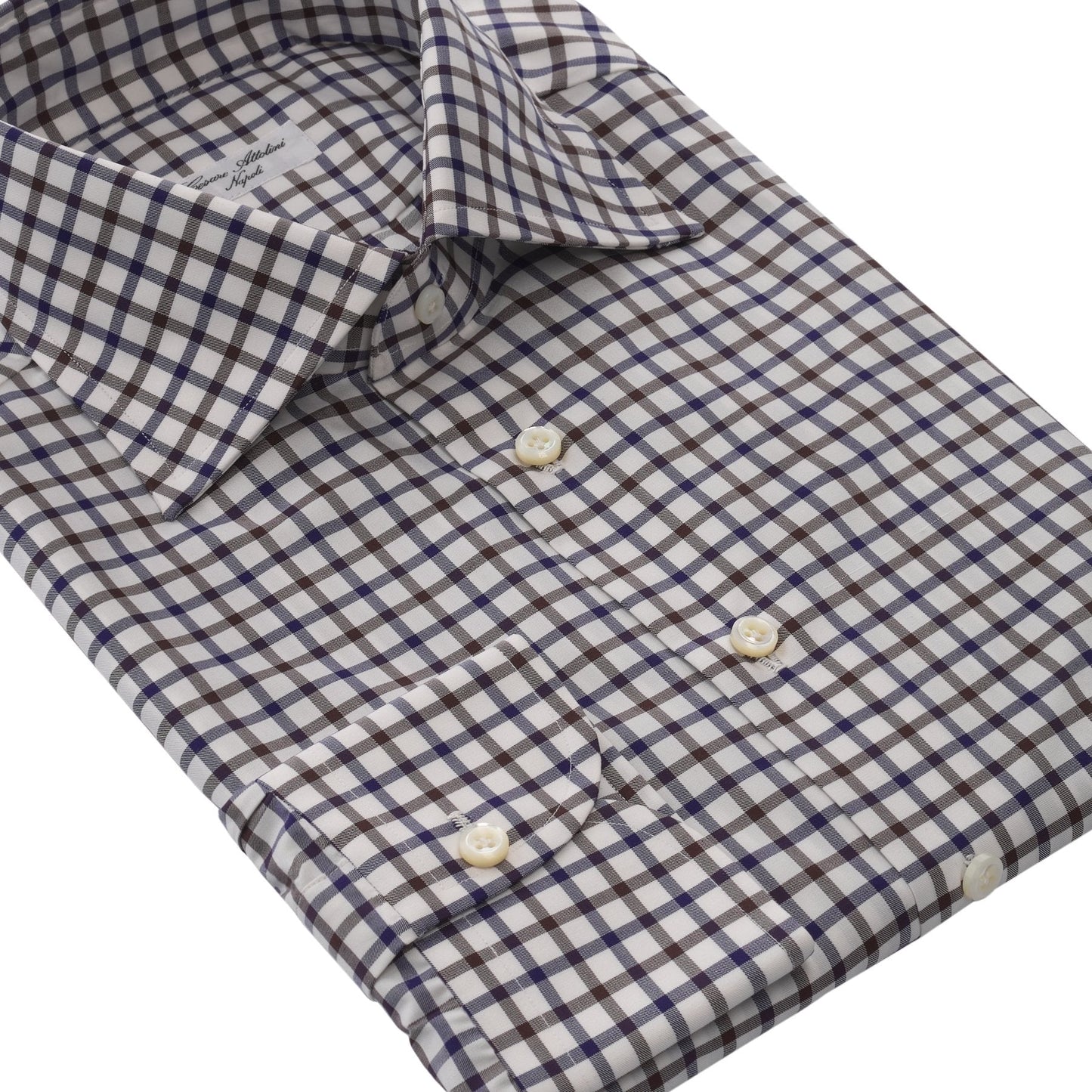 Cesare Attolini Checked Multicolor Cotton Shirt - SARTALE