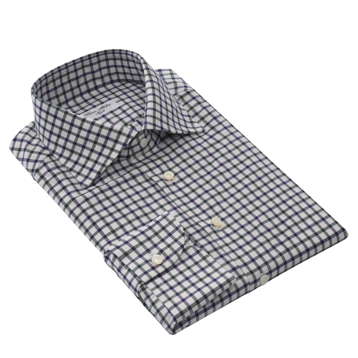 Cesare Attolini Checked Multicolor Cotton Shirt - SARTALE