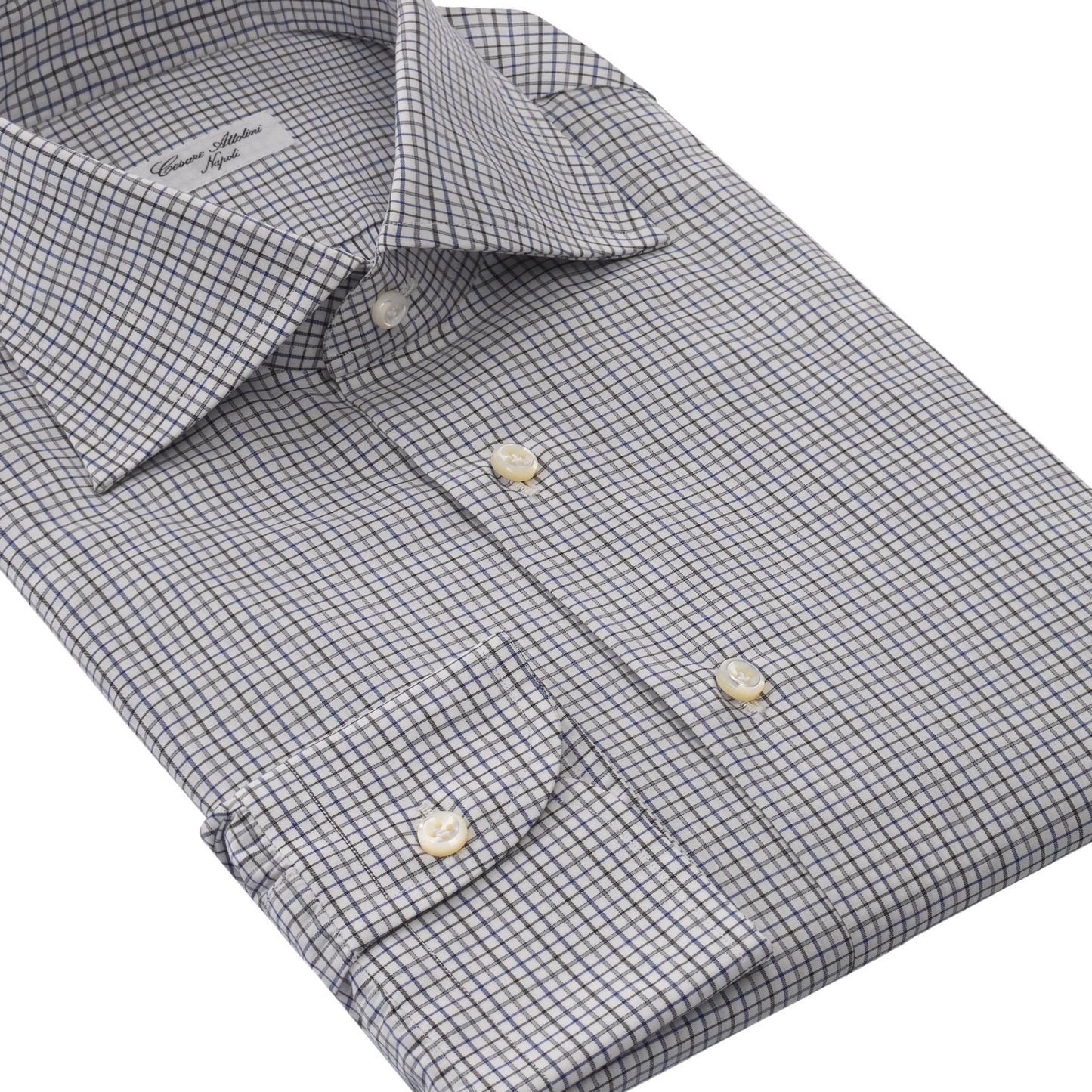 Cesare Attolini Checked Multicolor Cotton Shirt - SARTALE