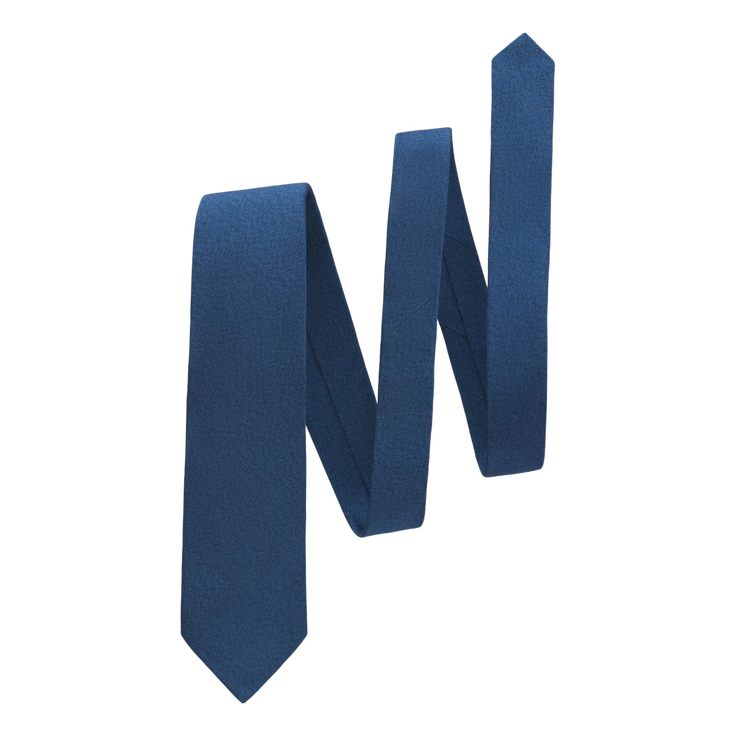 Jacquard-Silk Tie in Blue Melange