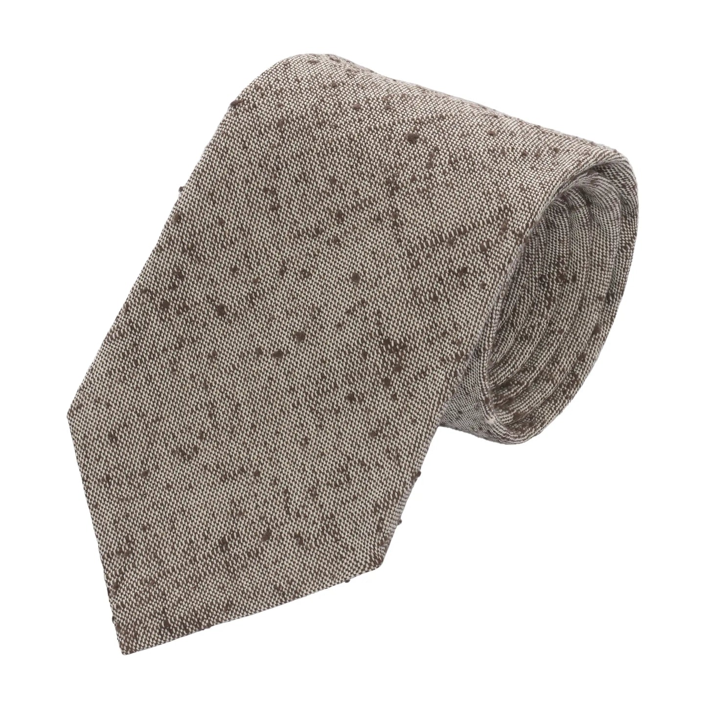 Textured Silk and Linen-Blend Tie