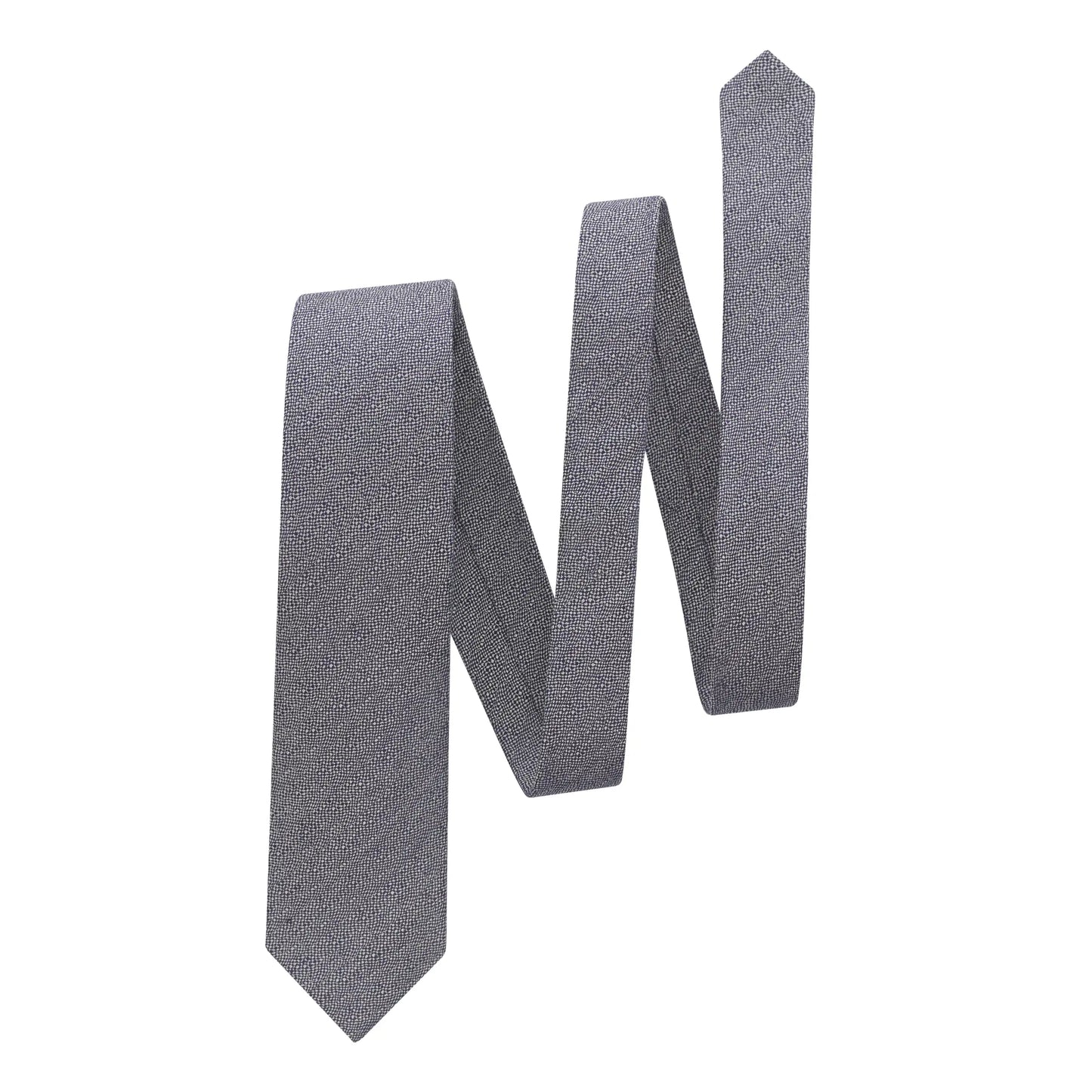 Textured Silk and Linen-Blend Tie