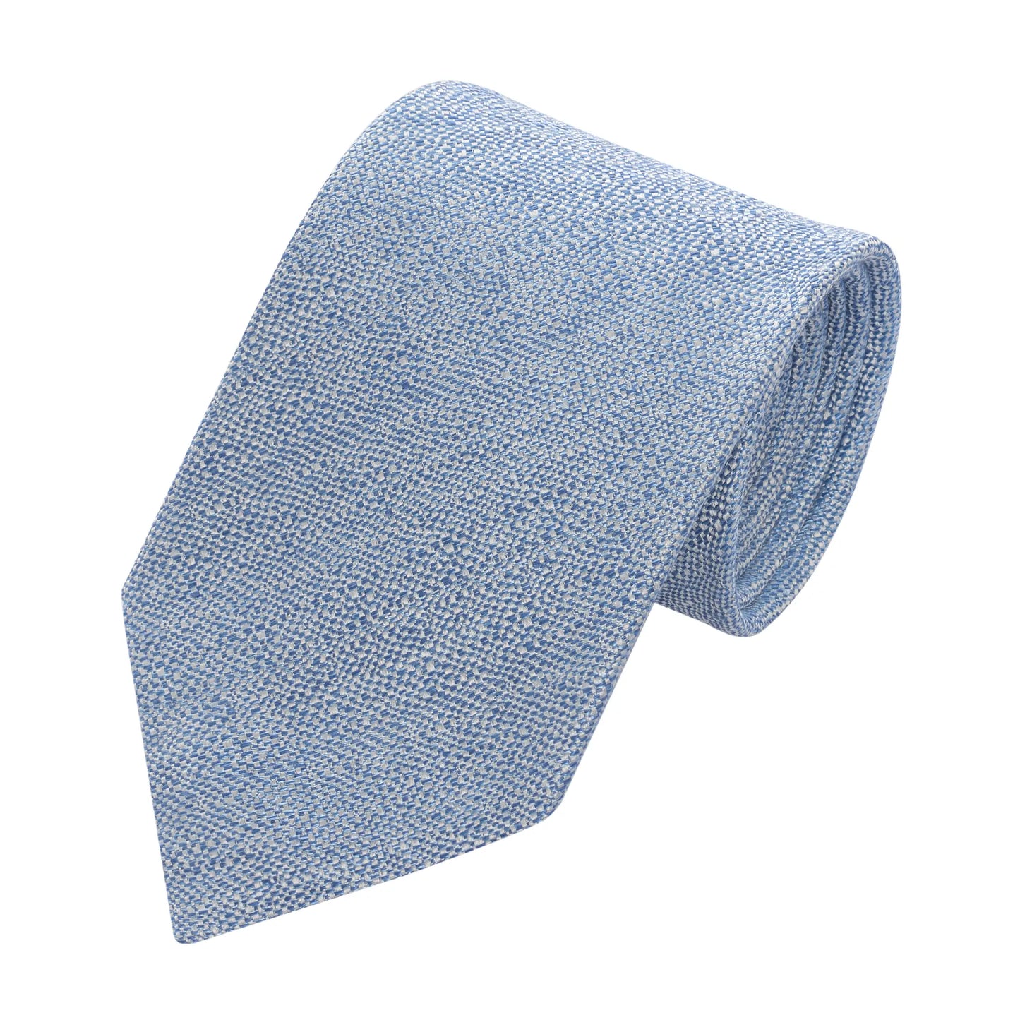 Textured Linen and Silk-Blend Tie