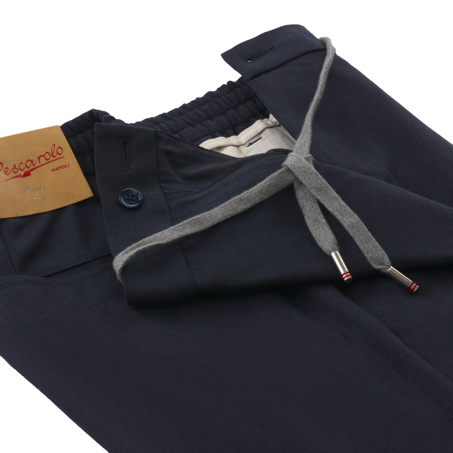 Marco Pescarolo Slim-Fit Virgin Wool Drawstring Puppytooth Trousers - SARTALE