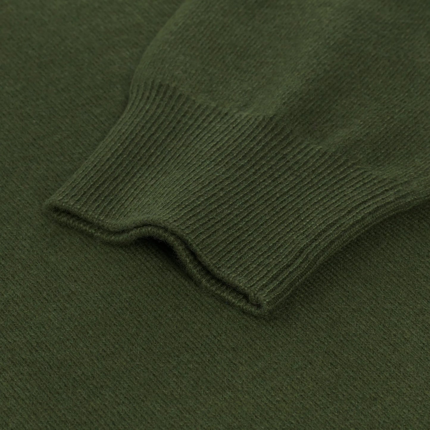 Crewneck Cashmere Sweater in Forest Green