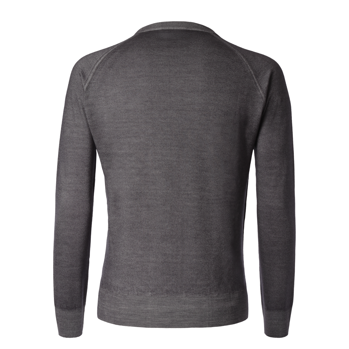 Cruciani Crew-Neck Wool Sweater in Grey - SARTALE