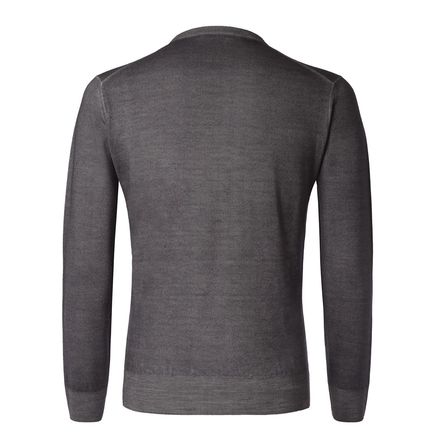 Cruciani Crew-Neck Wool Sweater in Grey - SARTALE