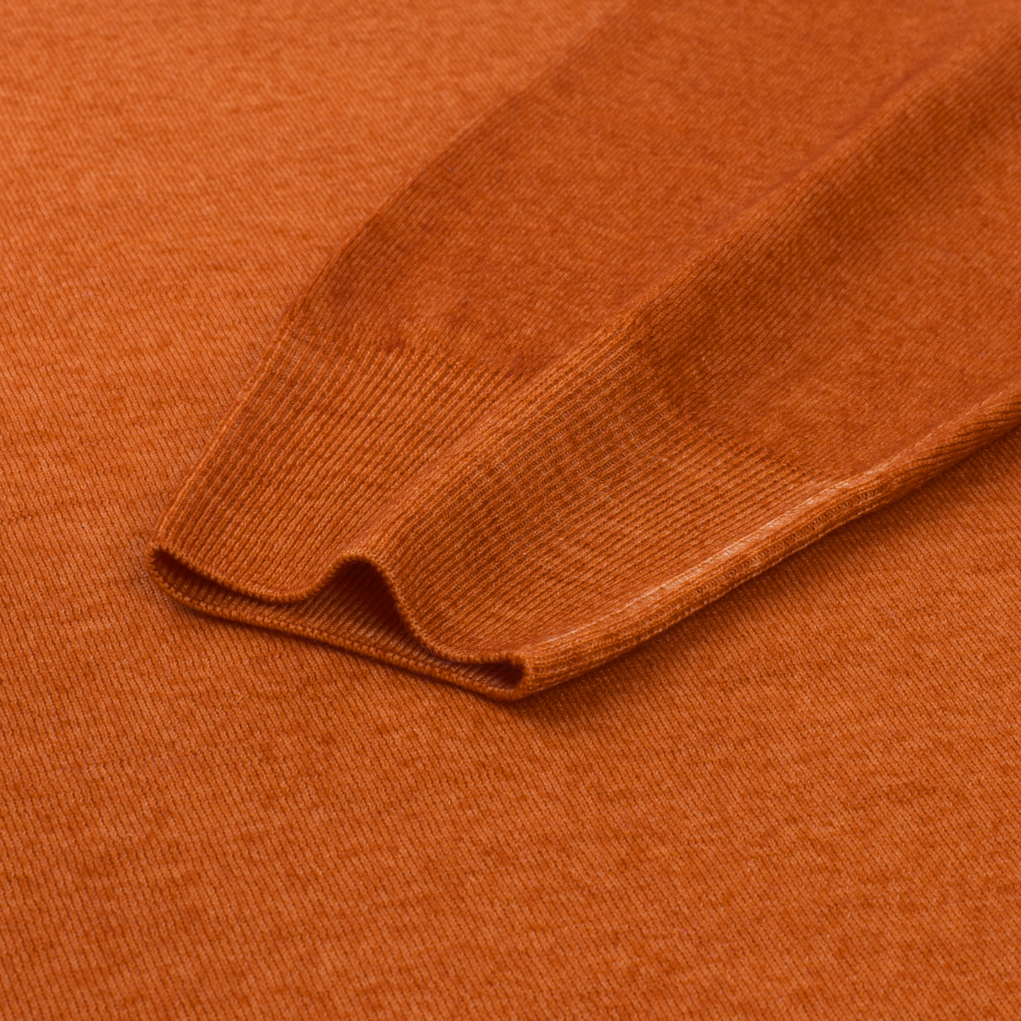 Cruciani Crew-Neck Wool Sweater in Orange - SARTALE