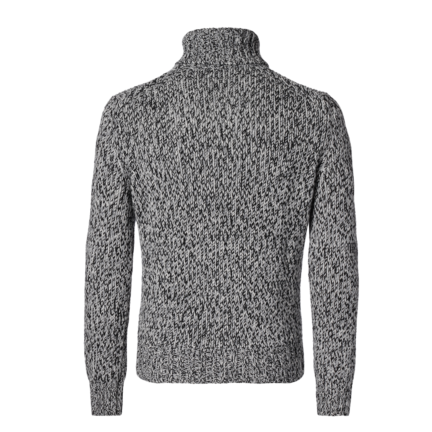 Cruciani Melange Cashmere Turtleneck Sweater in Gery - SARTALE